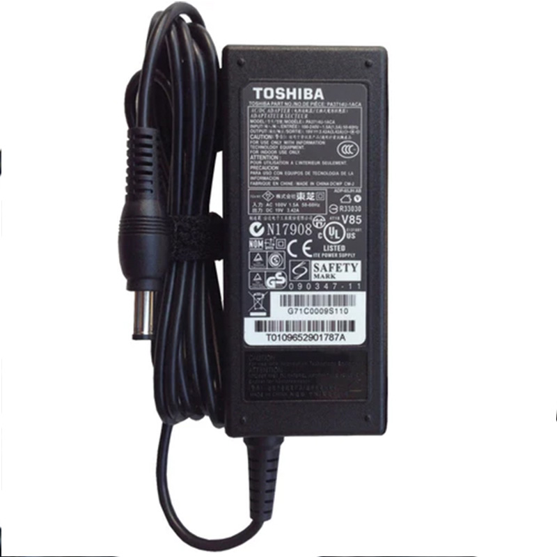 Original Toshiba 19V 3.42A 65W Laptop AC Adapter PA3917E-1AC3 for A100 A105, 5.5*2.5mm